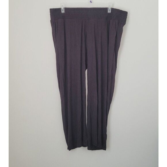 New H&M Mama Maternity Stretch Waist Pants in Black Size XXL NWT - Picture 1 of 8